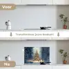 Kerstlicht - Woud - Hert - Donker keuken achterwand spatscherm klein -voor_na_NL