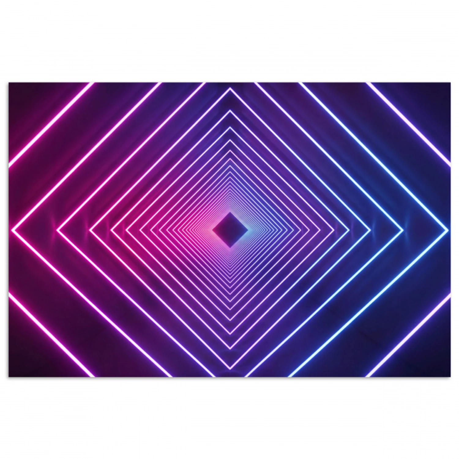Driedimensionaal - Tunnel - Ruimte poster papier klein -3d