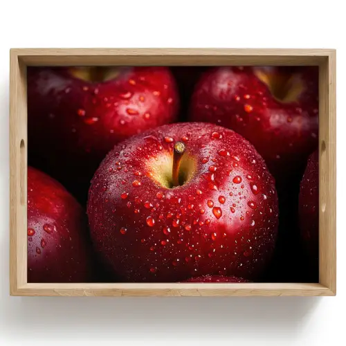 Rood - Appels - Fruit Dienblad Rechthoek middel -z3d_shopping