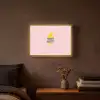 Why not - Bliksem - Roze Light Box met batterij (Wandlamp) middel -sfeer4