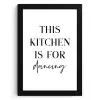 Dansende Keuken KitchenYeah - Keuken - Fotolijst klein -3d