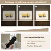 Kiepwagen - Geel - Illustratie Light Box met batterij (Wandlamp kind) middel -USP_dimbaarNL