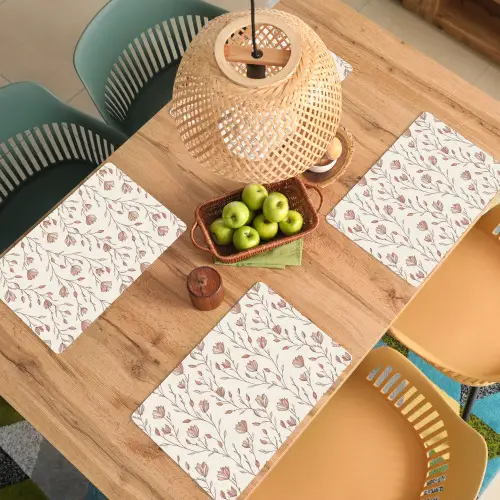 Patroon - Klassiek - Roze Placemat vinyl groot 368 -zzsfeer5_Kitchenyeah-website