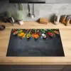 Kruiden - Beton - Lepels Inductie beschermer vinyl 3mm klein -sfeer5
