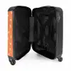 Krab patroon oranje NBS - Handbagage koffer - Kinderen Unisex middel -binnenkant
