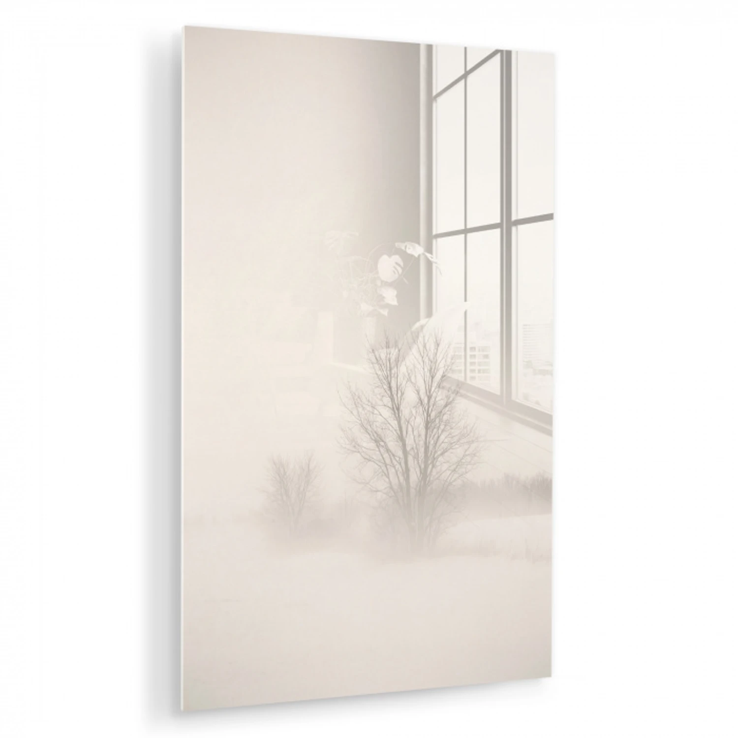 Boom - Mist - Sneeuw - Winter - Minimalistisch plexiglas 5mm klein -zzzproduct_nieuw