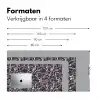 Spat - Waterverf - Wit Muismat XXL klein 681 -sfeer5