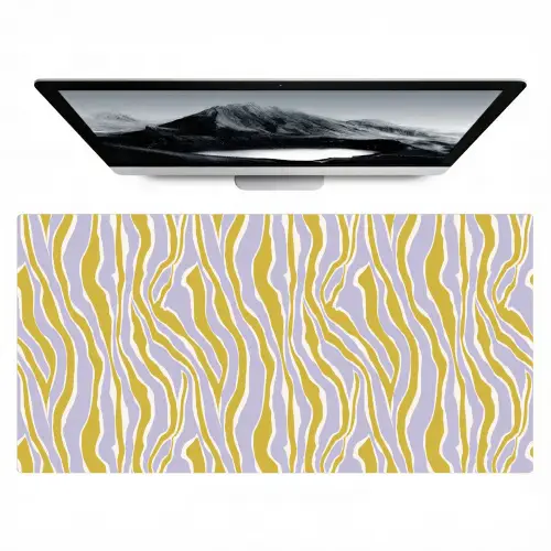 Zebra - Modern - Meerkleurig Muismat XXL klein 681 -zzz3d