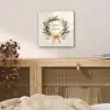Kerstkrans - Kerst - Goud - Beige plexiglas 5mm klein -sfeer4