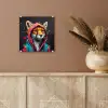 Graffiti - Vos - Jas - Pop art plexiglas 5mm klein -sfeer5