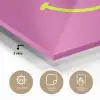 Smiley - Vrolijk - Roze plexiglas 5mm klein -sfeer2