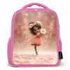 Bloemenfee met madeliefjes in een roze bloesemdroom Kinderrugzak - Roze middel -3d