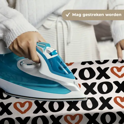 Liefde - Patroon - Typografie Wandkleed katoen klein 269 -sfeer9