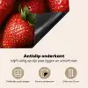 Aardbei - Fruit - Rood Inductie beschermer vinyl 3mm middel -sfeer4