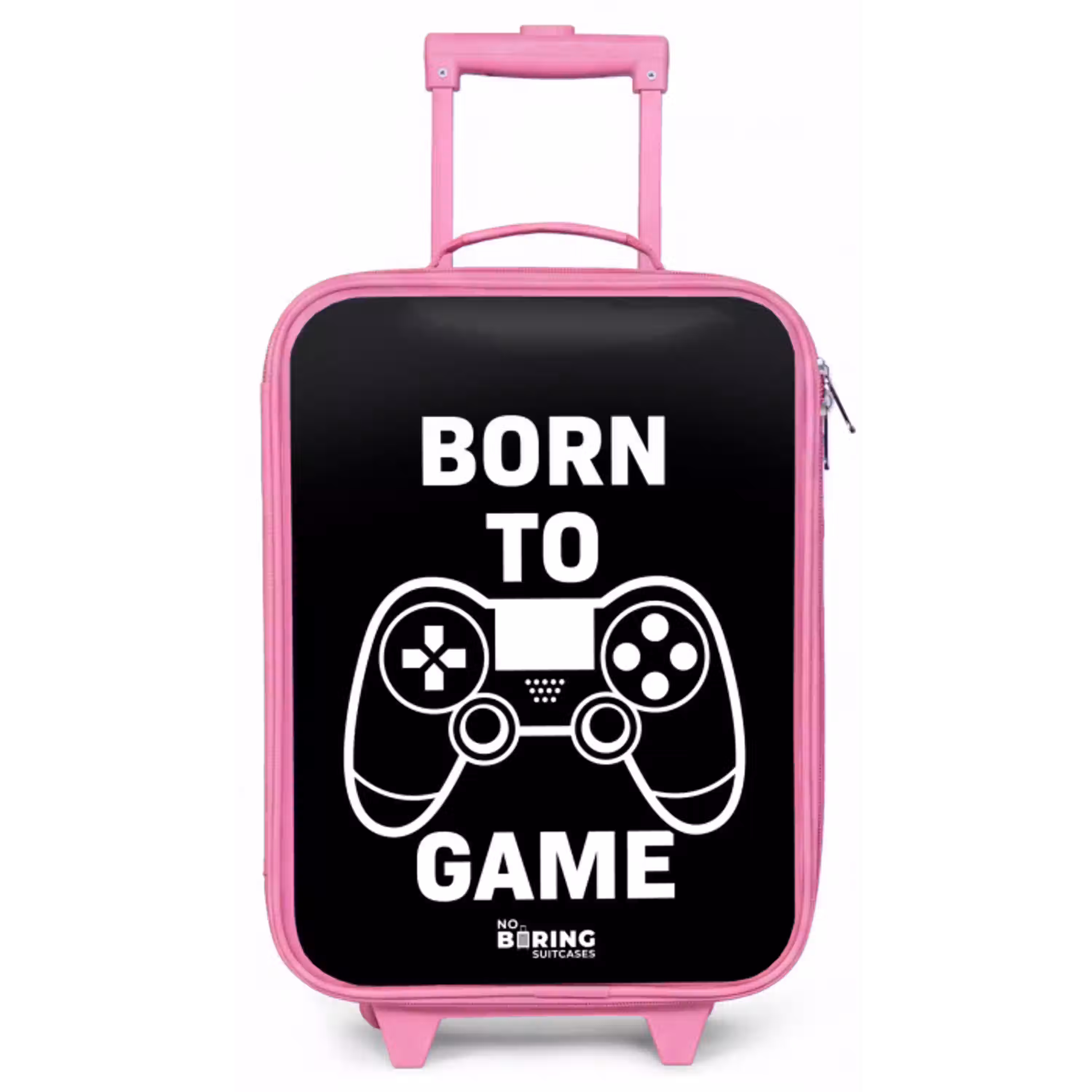 Born to game met controller Kinderkoffer - Roze klein -zz3dotto