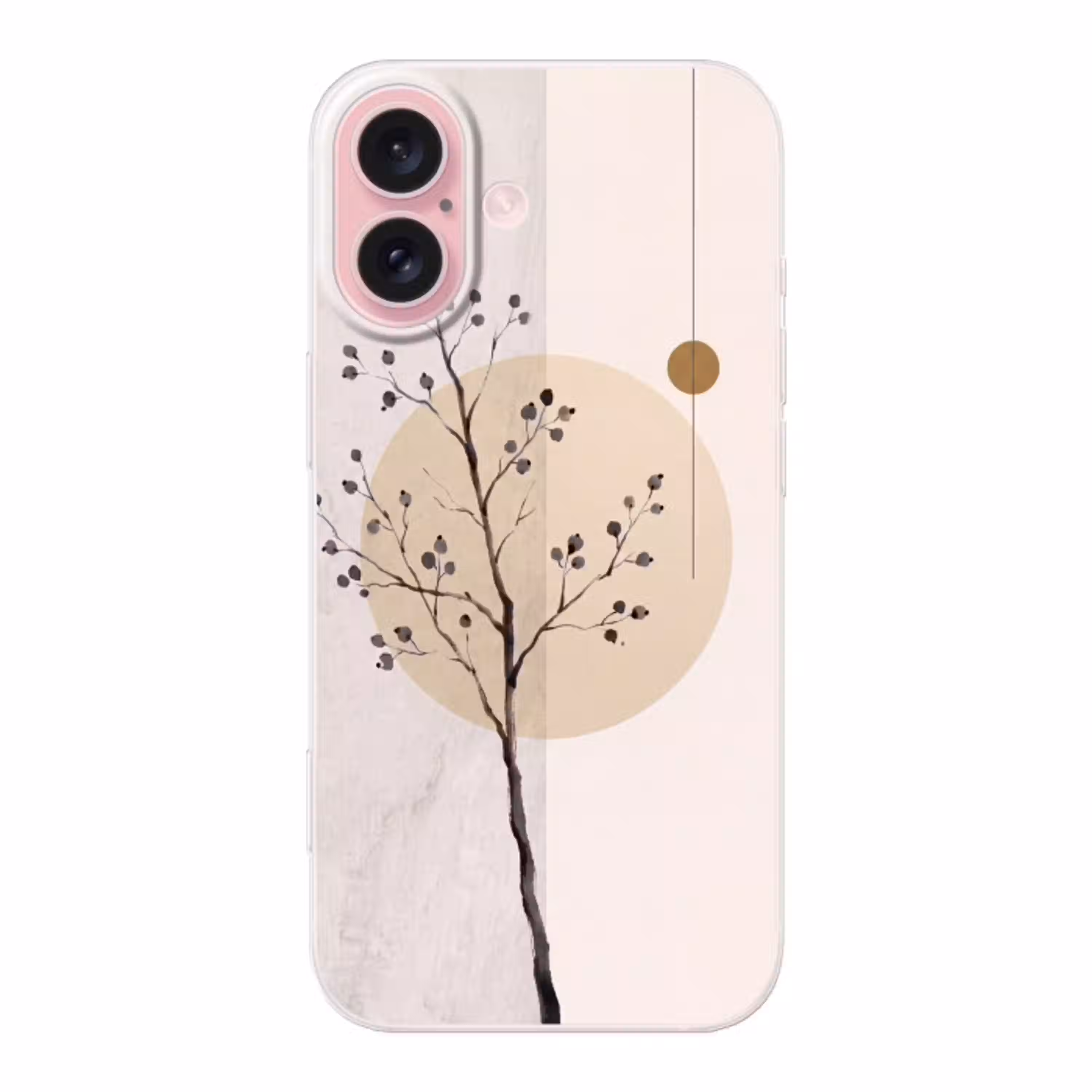 Plant - Abstract - Beige Apple iPhone 16 klein -3d