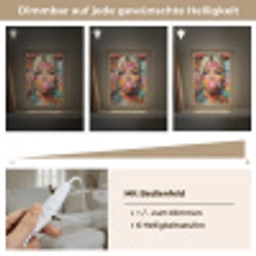Vrouw - Kauwgom - Graffiti - Love Light Box met kabel (Tafellamp) klein -USP_dimbaarDE