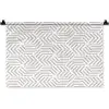 Grafisch - Patroon - Modern - Onderbroken Wandkleed katoen klein 269 -zz3d