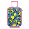Smiley - Geel - Blauw Kinderkoffer - Roze klein -zz3dotto
