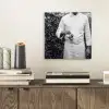 Tomaten - Chef - Zwart - Wit aluminium wit klein -sfeer1