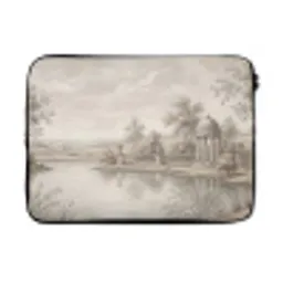 Terras - Water - Natuur - Landschap laptophoes neopreen klein -3d
