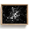 Verfspatten - Wit - Abstract - Explosie Dienblad Rechthoek middel -z3d_shopping