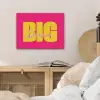 Dream big - Roze - Geel - Minimalistisch PET vilt klein -sfeer3