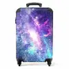 Kosmische kleurexplosie Koffer - NBS - Handbagage middel -productfoto_recht