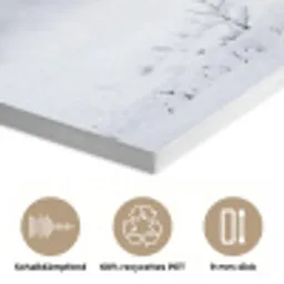 Rendier - Gewei - Toendra - Sneeuw - Wild PET vilt klein -closeup_DE