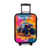 Monstertruck - Abstract - Verfspatten - Kleurrijk Kinderkoffer - Zwart klein -3d