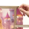 Prinses - Roze - Kasteel Light Box met batterij (Wandlamp kind) middel -USP_websiteprintNL