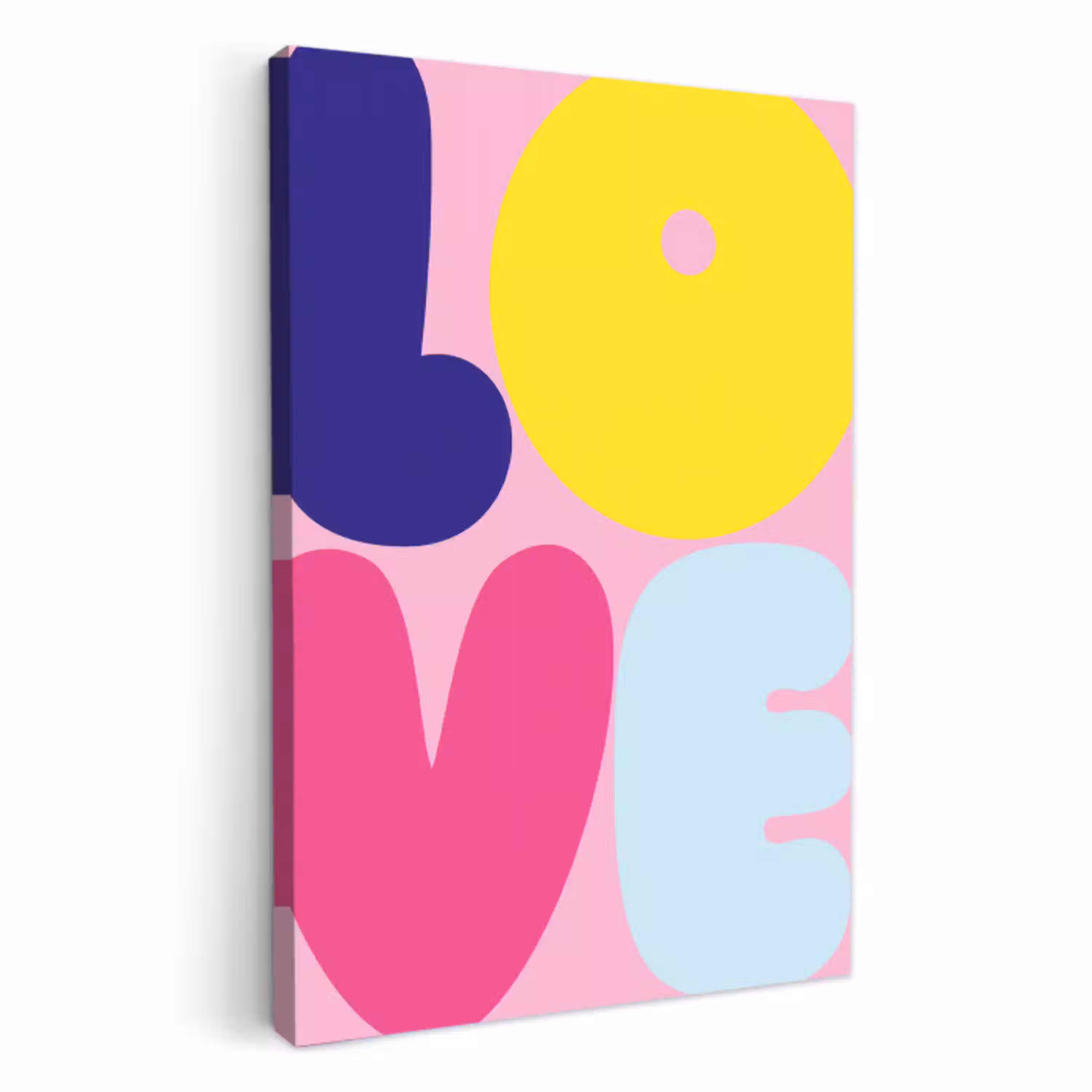 Love - Valentijn - Kleurrijk KitchenYeah - Keuken - Canvas klein -3d