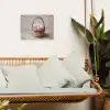 Mand - Eieren - Roze tuinposter los doek klein -sfeer7