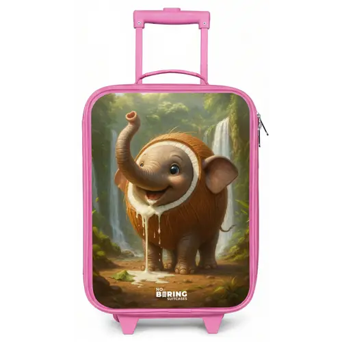 Coconote Elephante Kinderkoffer - Roze klein -zz3dotto