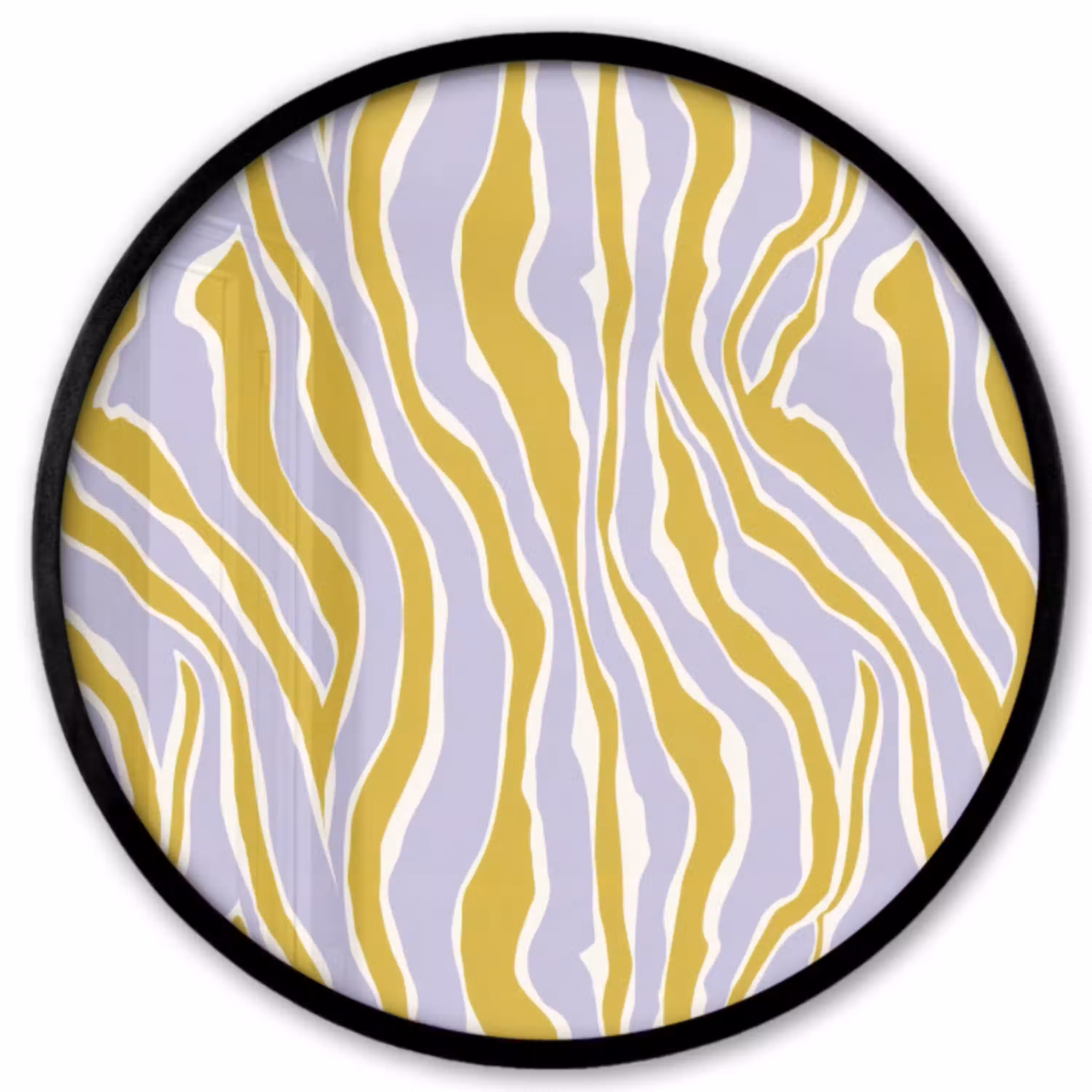 Zebra - Modern - Meerkleurig Fotolijst rond zonder passe partout klein 856 -3d
