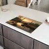 Beer - water - Bos - Ochtendlicht Inductie beschermer vinyl 3mm klein -sfeer8
