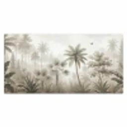 Jungle - Palmbomen - Natuur Muismat XXL klein -3d_leeg