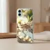 Bloesems - Zonlicht - Quote - Wit Apple iPhone 16 Plus klein -sfeer2