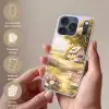 Huisje - Hout - Bloemen Telefoonhoesje iPhone 17 Pro klein -sfeer3_NL