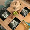 Cheers - Wijn - Zwart - Wit Placemat vinyl groot -zzsfeer5_Kitchenyeah-website