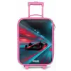 Raceauto - Baan - Neon - Verlichting Kinderkoffer - Roze klein -zz3dotto