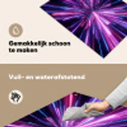 Lichtsnelheid - Ruimte - Roze - Paars Inductie beschemer met haakjes klein -ky-schoon-nl