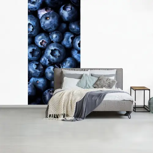 Bessen - Blauw - Fruit fotobehang vinyl groot -slaapkamer