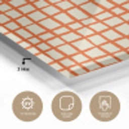 Patroon - Lijnen - Oranje plexiglas 5mm klein 11 -sfeer2