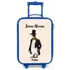 Pinguin in Pak Kinderkoffer - Blauw klein -zz3dotto