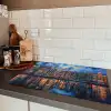 Grachten Amsterdam - Huizen - Stad - Kleurrijk Inductie beschermer vinyl 3mm klein -sfeer3