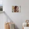 Vrouw - Verflook - Portret - Modern tuinposter los doek klein -sfeer8