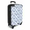 Barok patroon blauw NBS - Handbagage koffer - Kinderen Unisex middel -productfoto_3d