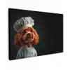 hond-3-2-gigapixel-standard-v2-6x Tuinposter op houten frame 2 cm dik klein -3d