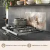 Verf - Abstract - Beige - Kunst keuken achterwand spatscherm klein -usp_FR
